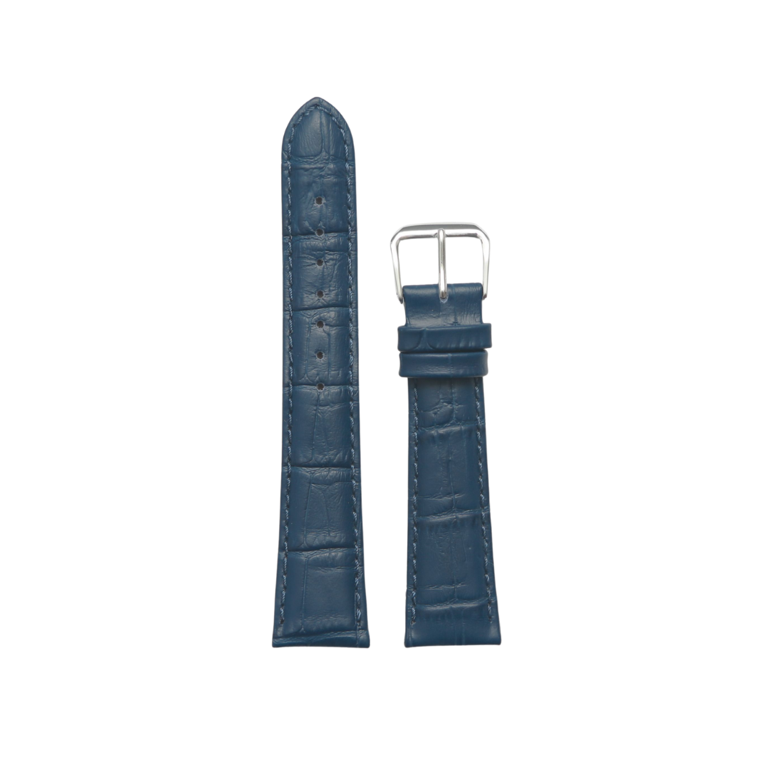 TANVI Grain Leather Band (black/blue)