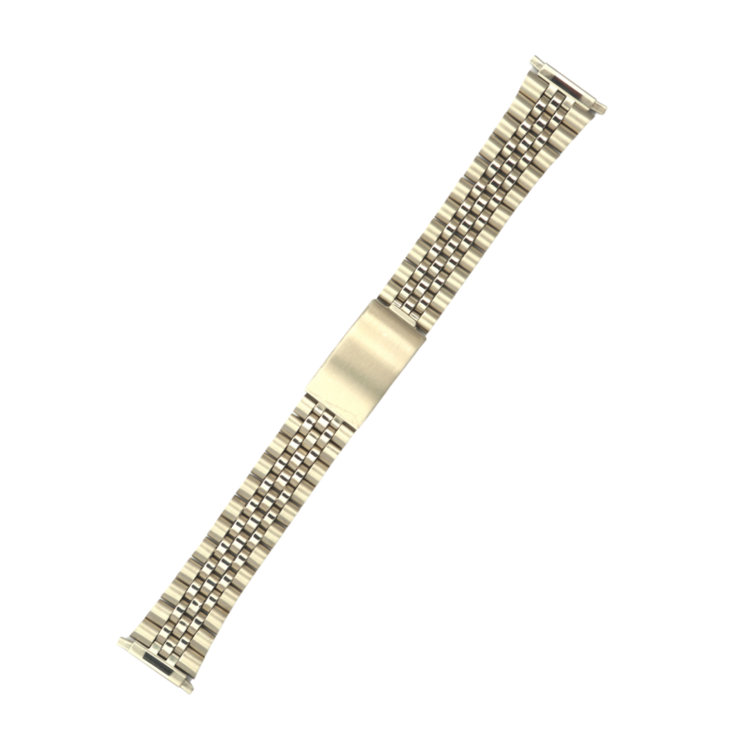 MILON Metal Band with Safety Clasp Stainless Steel
