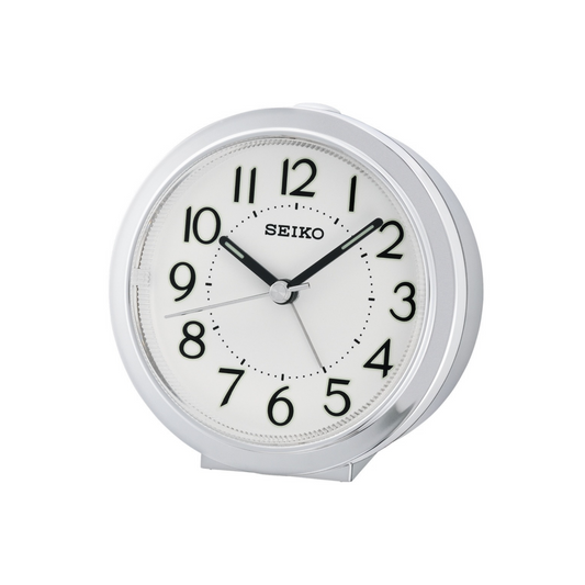 Silver Seiko Sussex Alarm Clock