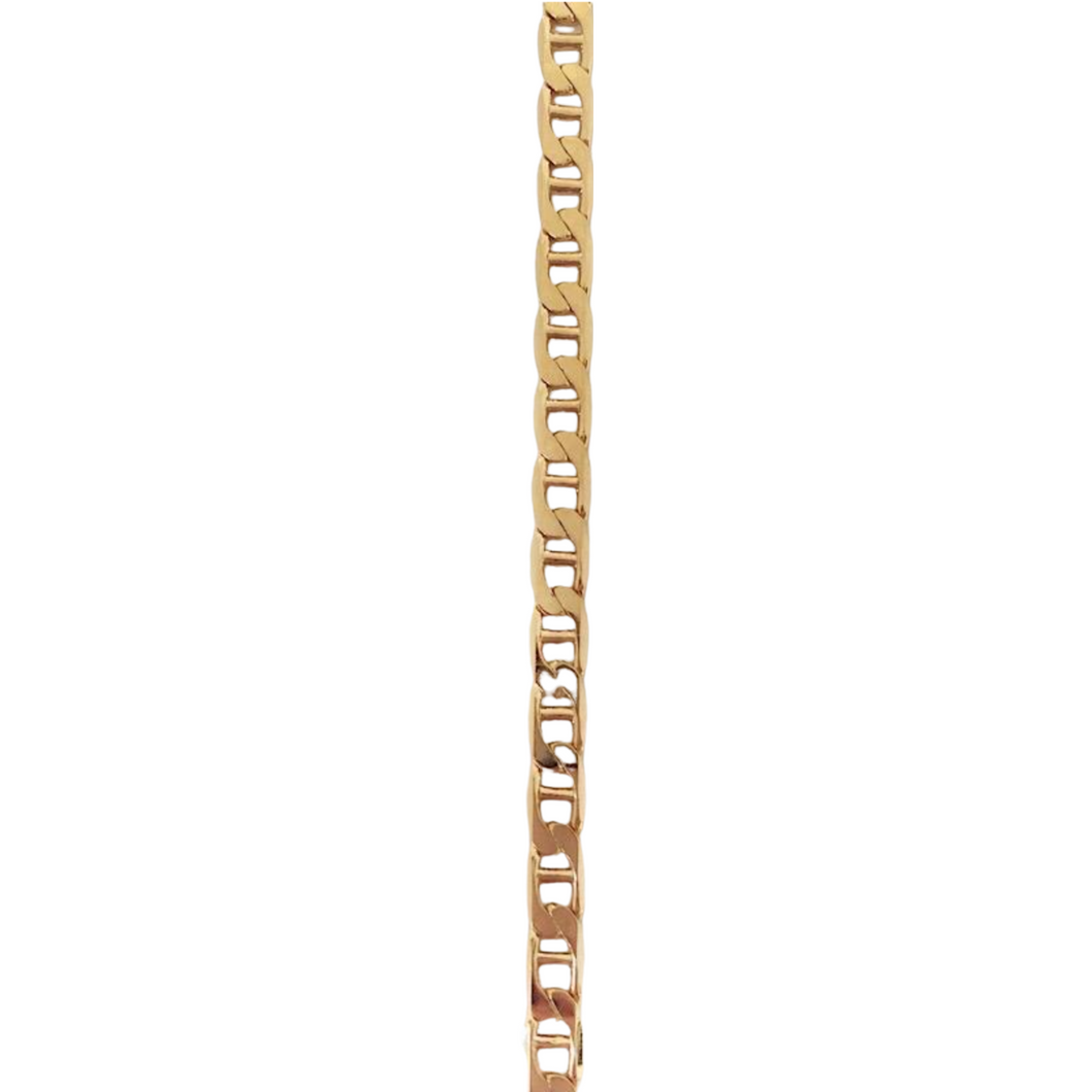 Small Gold Maritime Link Chain (By The Inch)